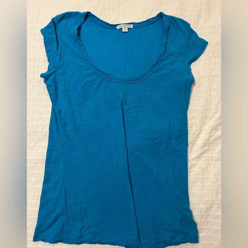 2 James Perse summer tops - cotton tee and tank